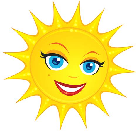 Smiley Clip Art Transparent Cute Sun Png Clipart Picture