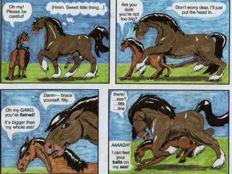 Rule 34 Comic Equine Female Hooves Horse Horsecock Male