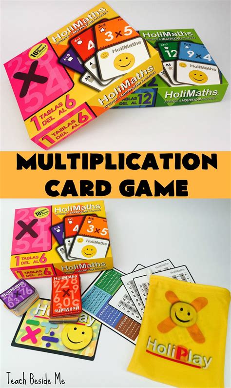 Free online multiplication interactive games. Multiplication Card Game | Math card games, Math activities for kids, Homeschool math