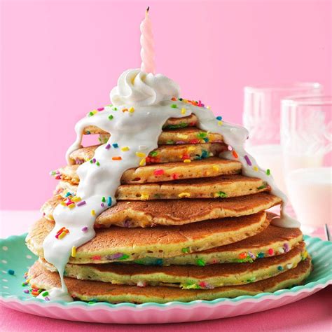I use this recipe for my kids' birthdays, but it's a favorite for wedding cakes, too! 80 Birthday-Worthy Breakfast Recipes | Taste of Home