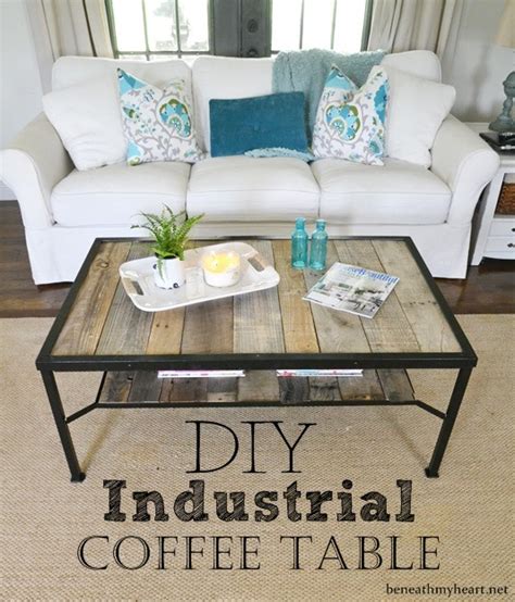 Or perhaps you've been considering options for something fresh and new, like upcycling that quirky object you found recently? Coffee Table Makeover {Industrial} - Beneath My Heart