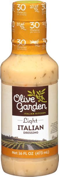 These are entrees and other dishes the best nutritional pick for a healthy low calorie meal is a bowl of minestrone soup and a garden fresh salad without the signature olive garden dressing. Olive Garden? Light Italian Dressing 16 fl. oz. Bottle ...