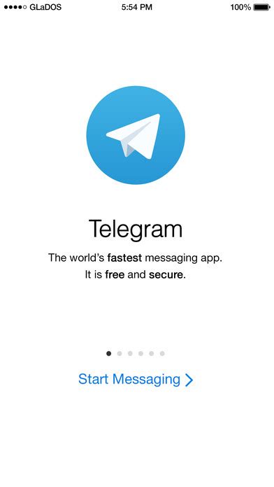 Initiate a talk(chat with bots). Telegram Messenger for iOS - Free download and software ...
