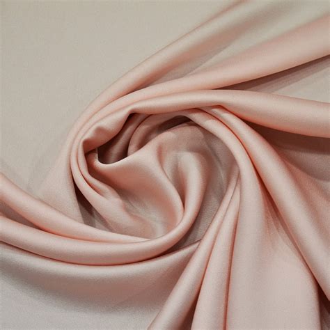 Pink Satin Back Cady Crepe Fabric — Tissus En Ligne