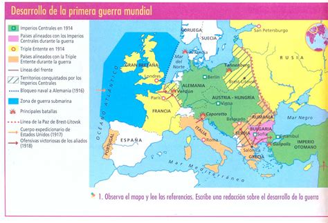 Blog Geografía E Historia Bojollo Mapas Primera Guerra Mundial