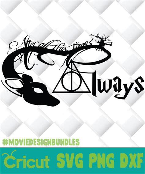 Download HARRY POTTER ALWAYS DEER 6 SVG, PNG, DXF, CLIPART - Movie ...