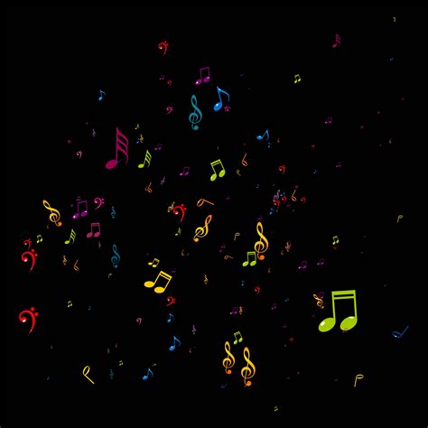 Abstract Colorful Music Notes Background 247043 Vector Art At Vecteezy