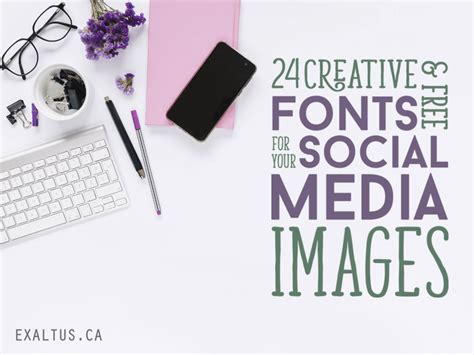 Fonts For Social Media Posts Download 24 Creative Fonts Free