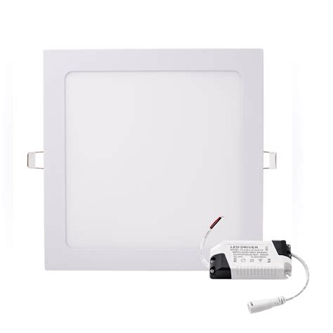 Plafon Led Embutir W Quadrado K Branco Frio Bivolt