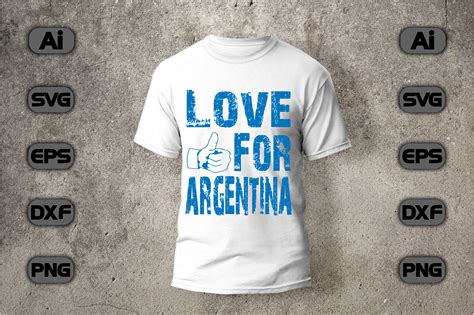 love for argentina graphic by mannanbbaccr · creative fabrica