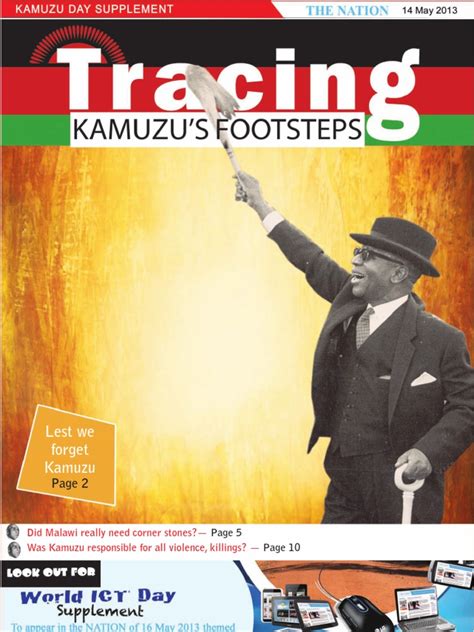Kamuzu Day Supplement Tracing Kamuzus Footsteps Pdf Malawi