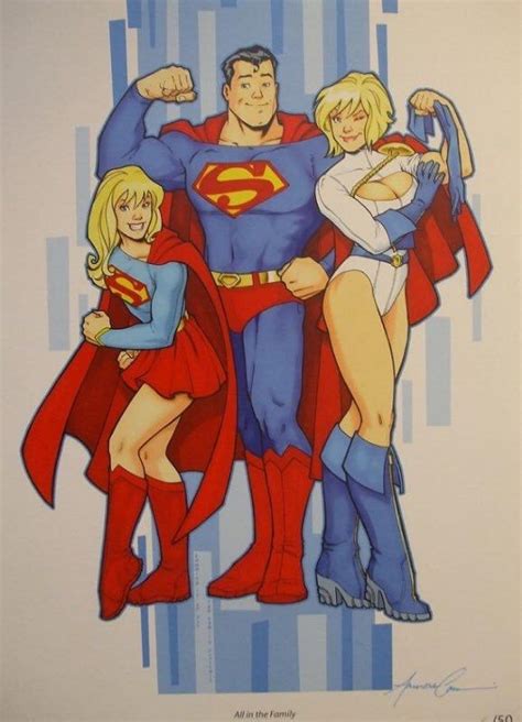 Amanda Conner Supergirl Superman Power Girl Dc Superman Comic