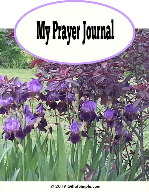 Simple Prayer Journal Cover Page Ideas T Of Simple