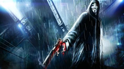 Anonymous Hacker Background Kolpaper Awesome Free Hd