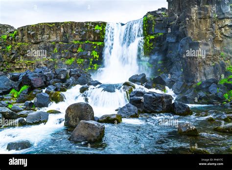 Thingvellir National Park Waterfall Hi Res Stock Photography And Images
