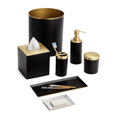 Black And Gold Bathroom Set Renews