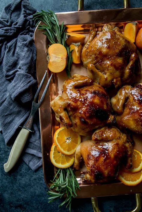 Let the hens rest 10 minutes before carving. Christmas Cornish Hen Recipe : Christmas Dinner: Glazed Cornish Hens with Pomegranate ...