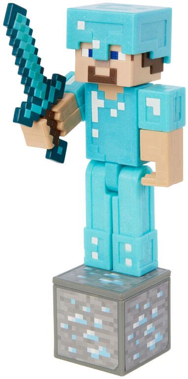 Minecraft Comic Maker Figurine Articulée Steve En Armure De