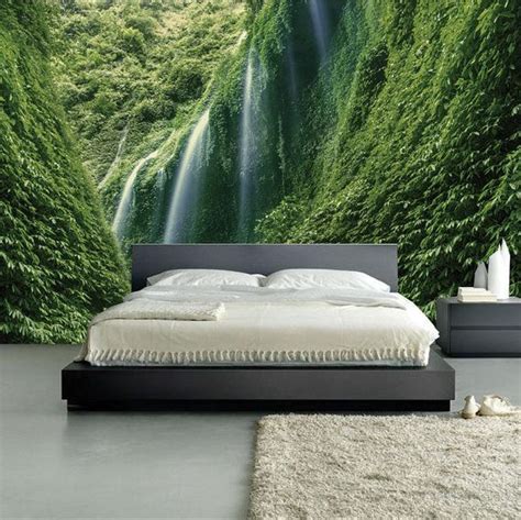 Beautiful Wall Mural Amazing Green Waterfalls Our Products Combine