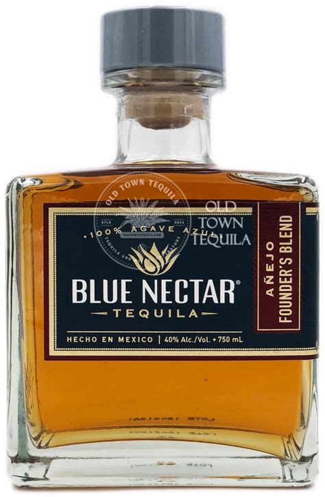 Blue Nectar Anejo Tequila Founders Blend 750ml Old Town Tequila