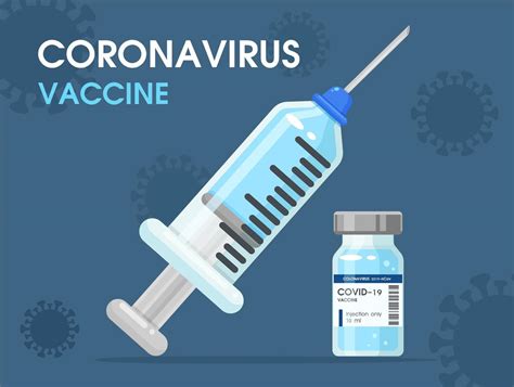 Coronavirus Vaccine in Cartoon Style 954016 Vector Art at Vecteezy