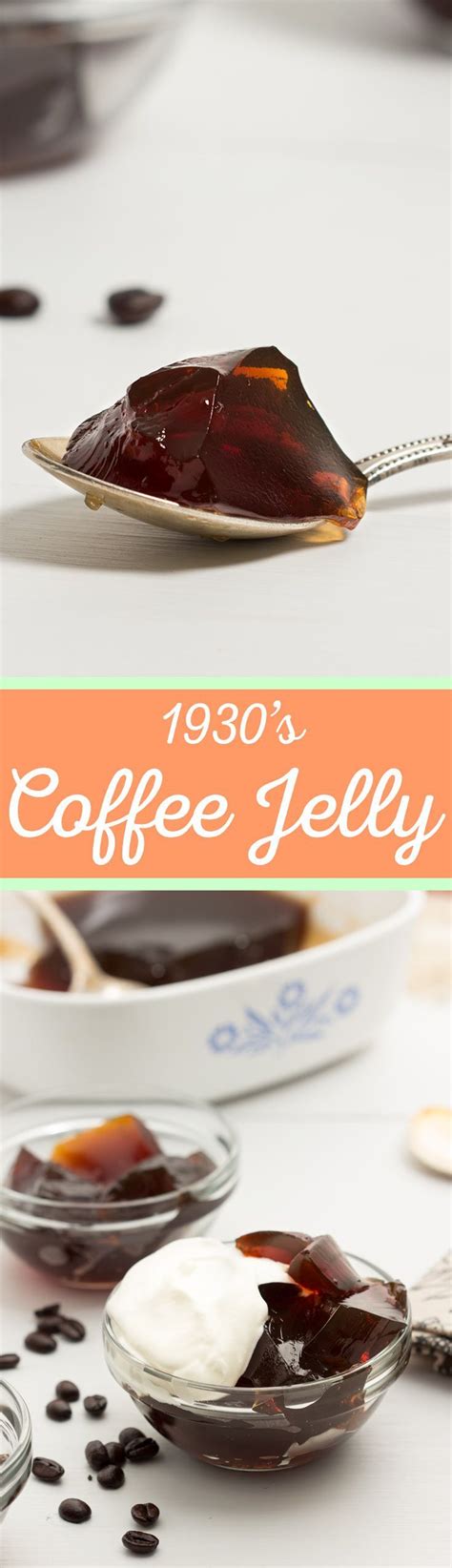 How To Make Coffee Jelly Full Flavored Coffee Jelly Topped With