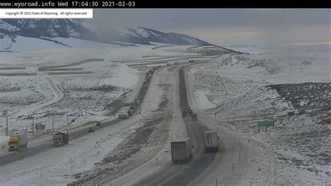 I 80 Closes Between Rawlins And Laramie Due To Crash Snow Storm Moving