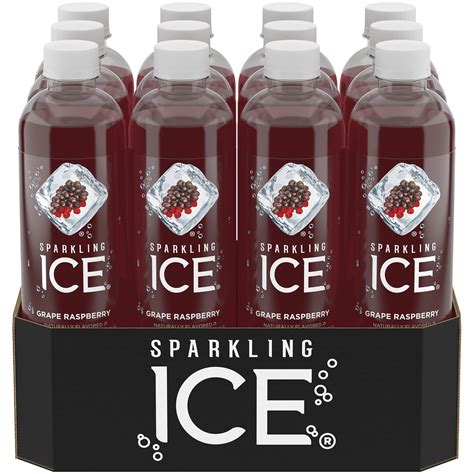 Sparkling Ice Naturally Flavored Sparkling Water Grape Raspberry 17