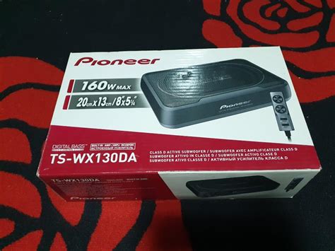 Pioneer Ts Wx130da Compact Active Subwoofer Car Accessories