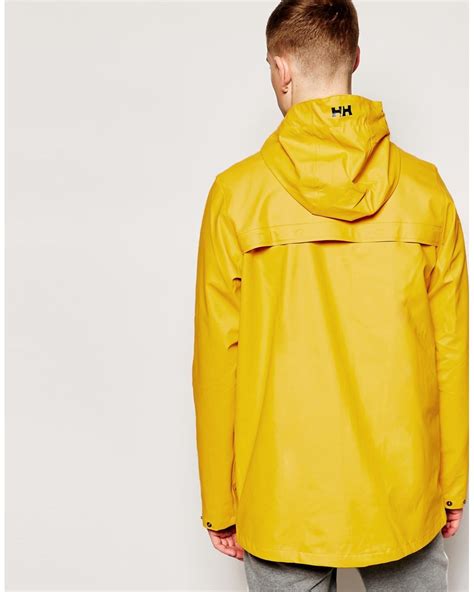Helly Hansen Lerwick Rain Jacket In Yellow For Men Lyst