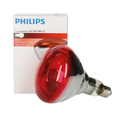 Philips heat lamp HG red 250W - Stable heating