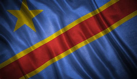 Bandiera Della Repubblica Democratica Del Congo Foto Premium