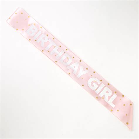 Birthday Girl Sash Pink Claires