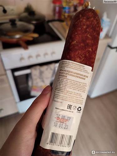Диета и сырокопченая колбаса Колбаса сырокопченая Гродненский мясокомбинат Европейская высший сорт Колбаса сырокопченая Гродненский мясокомбинат Европейская высший сорт Диета и сырокопченая колбаса