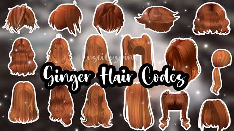 Aesthetic Ginger Hair Codes For Roblox Bloxburg Youtube