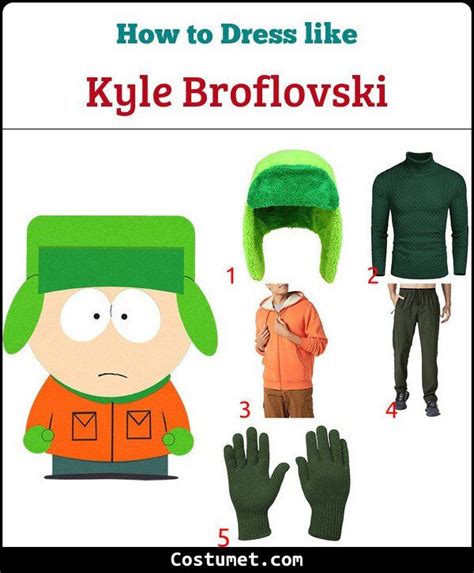An Image Of How To Dress Like Kyle Brofovski From South Park