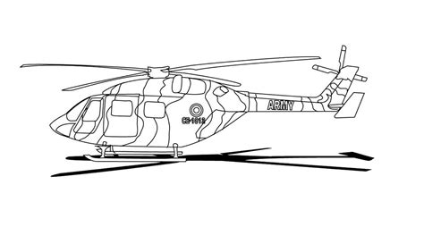 Helicóptero De Rescate Para Colorear Imprimir E Dibujar Dibujos