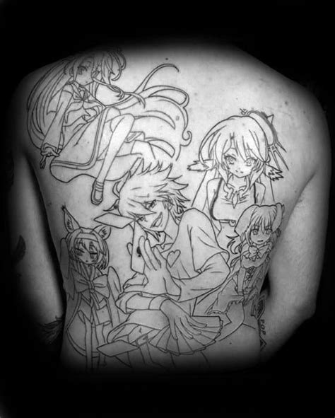 Anime characters wifh tattoo drawings. 60 Anime Tattoos For Men - Cool Manga Design Ideas