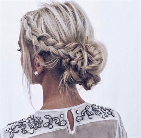 Unique How To Do Braided Bun Updo For Bridesmaids Stunning And
