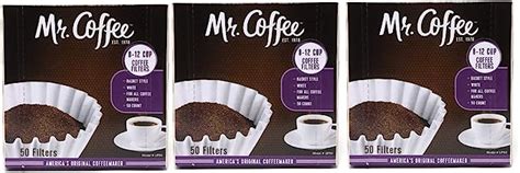 Mr Coffee 8 12 Cup Coffee Filters 50 Pack 3 Count 150 Total