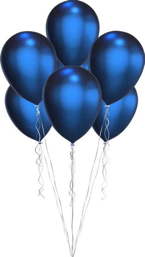 Blue Balloons Png Isolated Hd Png Mart