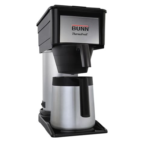 Thermal carafe coffee makers keep coffee warm for hours. Bunn BTX-B ThermoFresh 10-Cup Home Thermal Carafe Coffee ...
