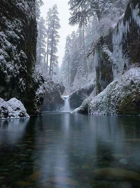 Peaceful And Amazing Winter Landscape Winter Scenery Scenery