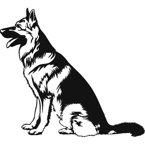 German Shepherd Vector - Dog PNG Image | German shepherd art, Dog sketch, German shepherd tattoo