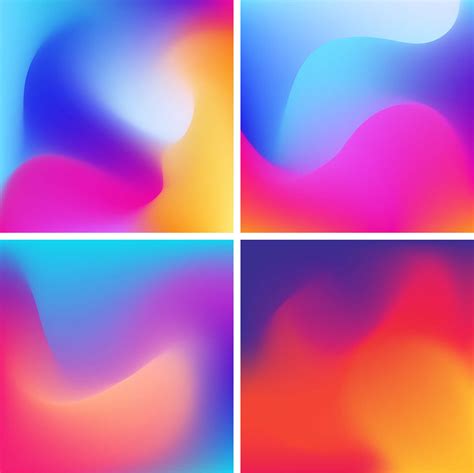 Free 10 Gradient Abstract Textures (AI,PNG) - Pixelib.net