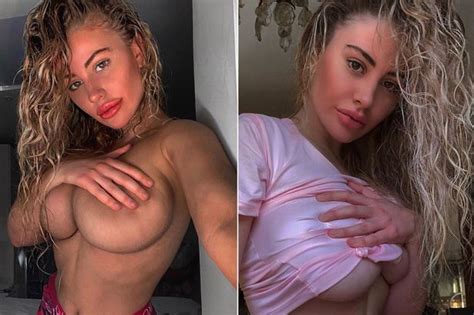 Big Brother Star Chloe Ayling S Boobs Spill From Towel In Sizzling
