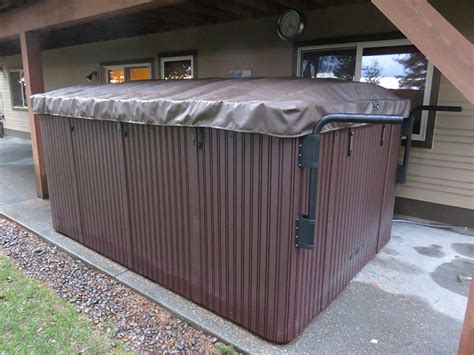 It make it much easier for a singer person to control the cover open & closed. Swim Spa Cover Colors, Energy Efficient Cover, R Factor ...