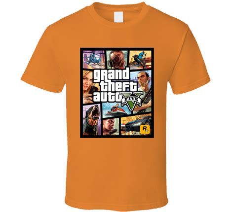 Grand Theft Auto V T Shirt Gta V Graphic Video Game Gamer Swag T Shirts