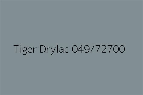 Tiger Drylac 049 72700 Color HEX Code