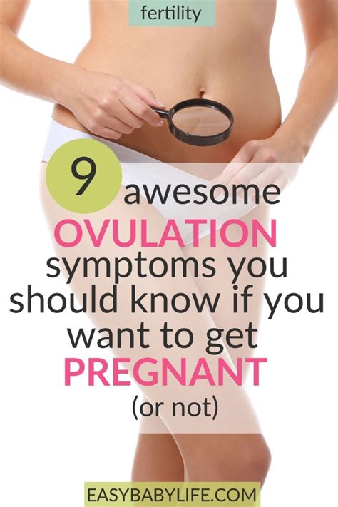 9 Awesome Ovulation Symptoms You Should Know If Your Want